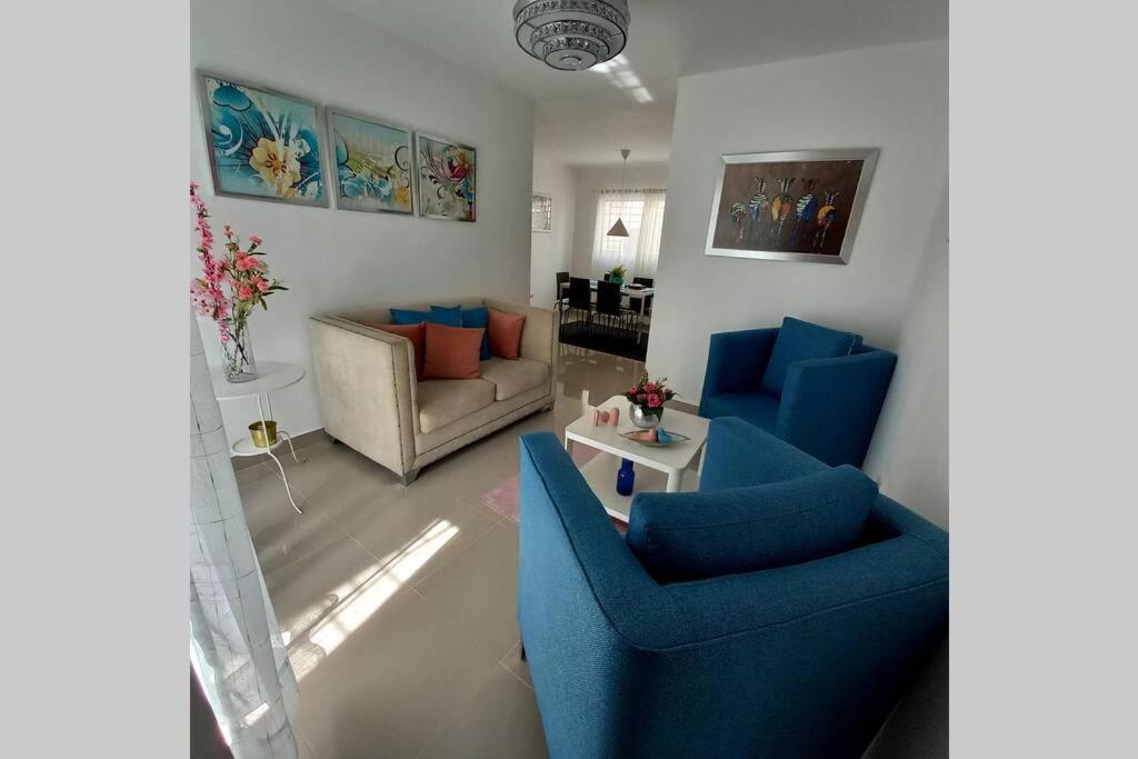 Confortable Apartamento De 3 Tres Habitaciones, Con Hermosa Vista De Area Verde, Ademas De Piscinas Y Juegos Infantiles En Area Recreativa Santiago De Los Caballeros Zewnętrze zdjęcie