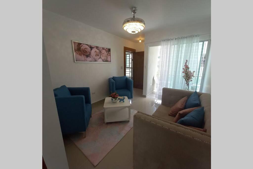 Confortable Apartamento De 3 Tres Habitaciones, Con Hermosa Vista De Area Verde, Ademas De Piscinas Y Juegos Infantiles En Area Recreativa Santiago De Los Caballeros Zewnętrze zdjęcie