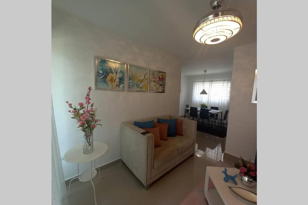 Confortable Apartamento De 3 Tres Habitaciones, Con Hermosa Vista De Area Verde, Ademas De Piscinas Y Juegos Infantiles En Area Recreativa Santiago De Los Caballeros Zewnętrze zdjęcie
